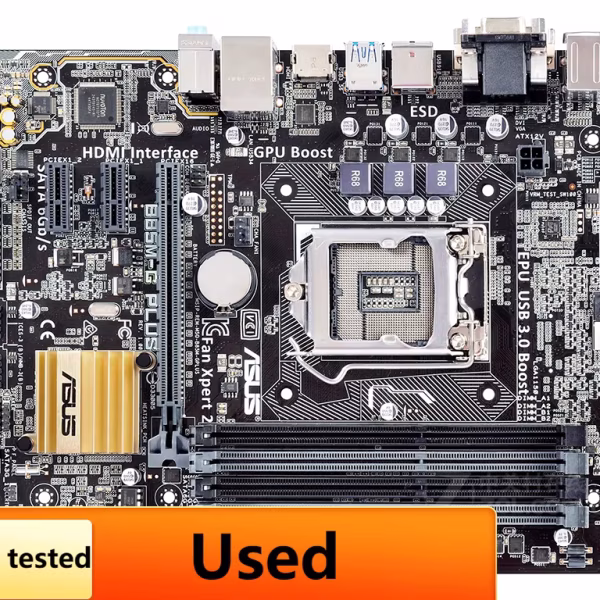 Asus B85M-G PLUS Intel B85 Placa-mãe de desktop original LGA 1150 Core i7 i5 i3 DDR3 32G usada