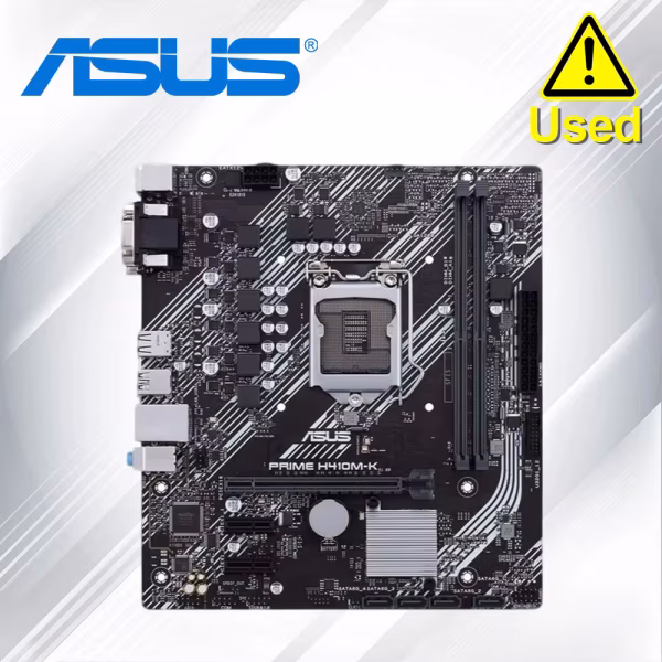 ASUS PRIME H410M-K INTEL H410 LGA 1200 MICRO ATX DVI VGA USB 3.2 GEN 1 TYPE-A 1 GB ETHERNET