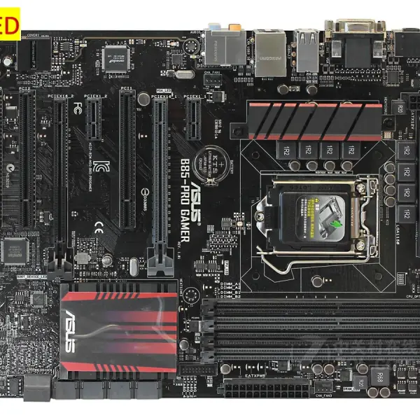 Asus B85 PRO GAMER placa base de escritorio Socket LGA 1150 i7 i5 i3 DDR3 32G SATA3 USB3.0 ATX desmontaje Original usado