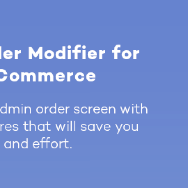 Admin Order Modifier para WooCommerce