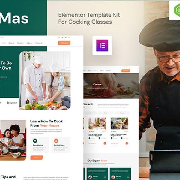 Belmas Online Cooking Class Workshop Elementor