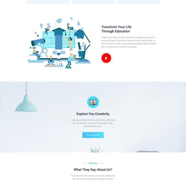 Educator Online University Courses Elementor T