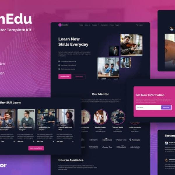 Learnedu Education Online Learning Elementor T