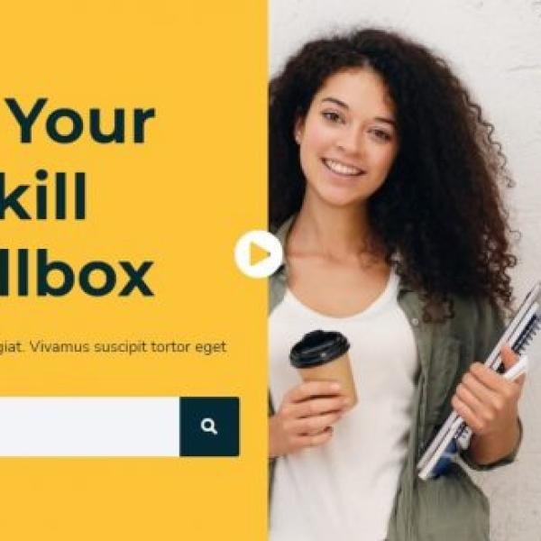 Skillbox Online Course Education Elementor Tem