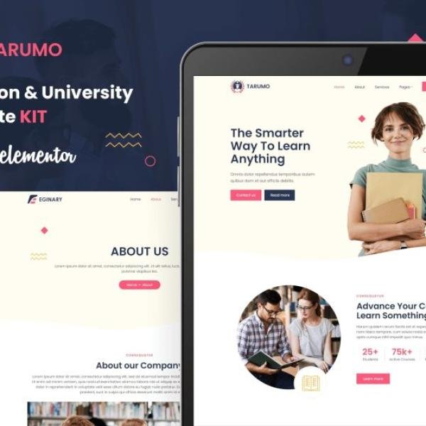 Tarumo Education University Elementor Template